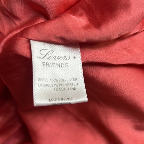 Lovers & Friends Lace Dress Salmon - Picture 7 of 10
